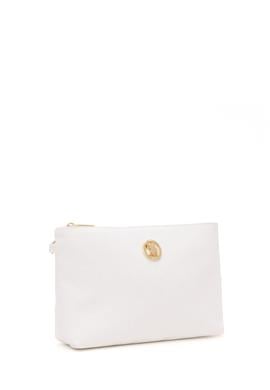 Kadın Beyaz Çıkarılabilir Askılı Kanvas El Çantası - 50293661002