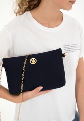 Kadın Lacivert Çıkarılabilir Askılı Kanvas El Çantası - 50293661004