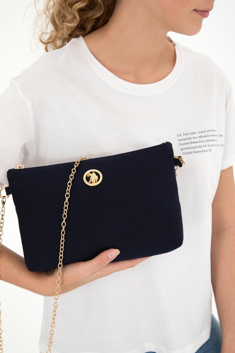 Kadın Lacivert Çıkarılabilir Askılı Kanvas El Çantası - 50293661004