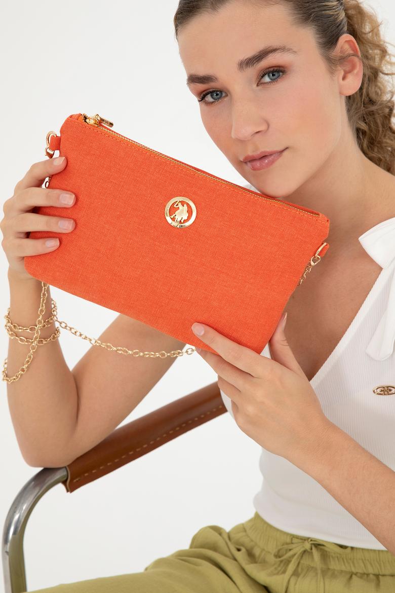 Kadın Turuncu Çıkarılabilir Askılı Kanvas El Çantası - 50293661005