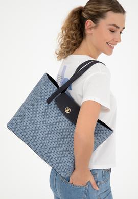 Kadın Denim Omuz Çantası - 50293697002