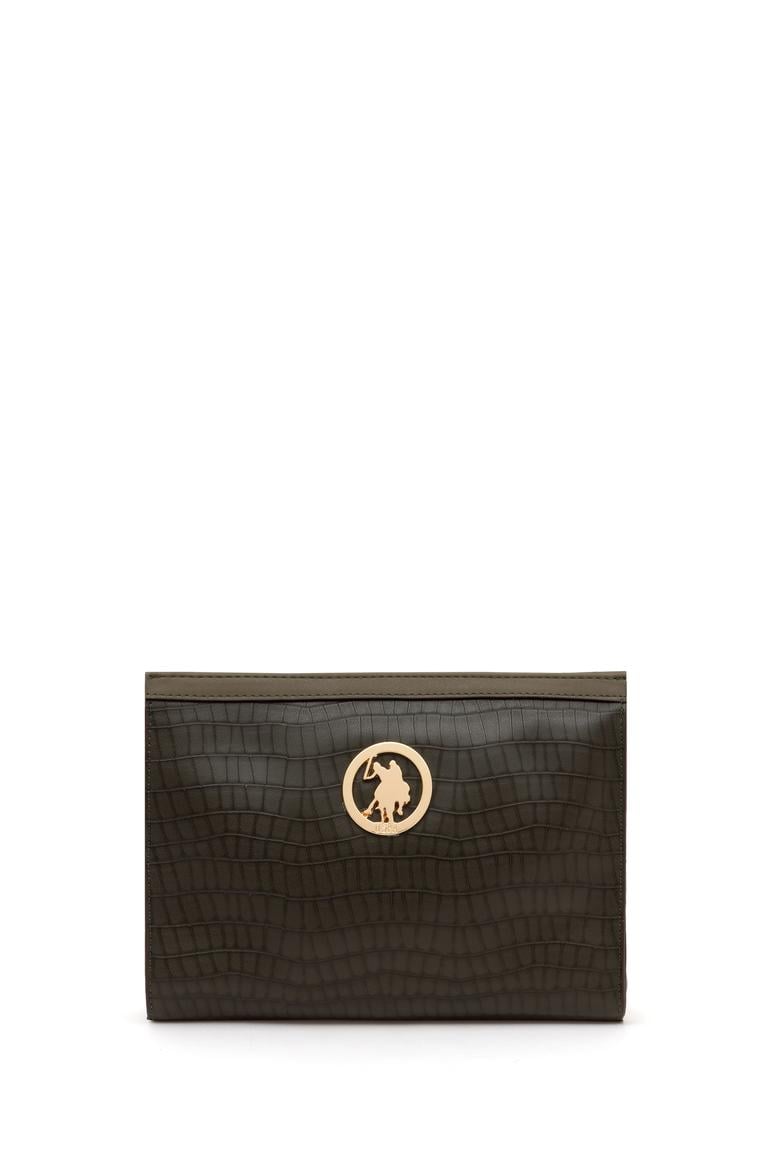 Kadın Açık Haki Kroko Çapraz Çanta - 50293669001