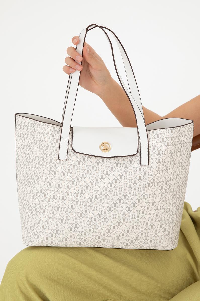 Kadın Beyaz Omuz Çantası