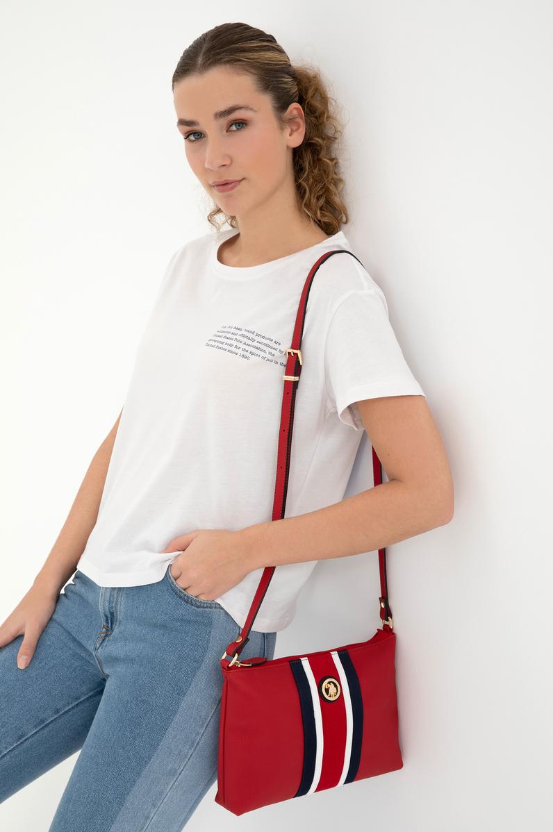 Kadın Kırmızı Çapraz Çanta