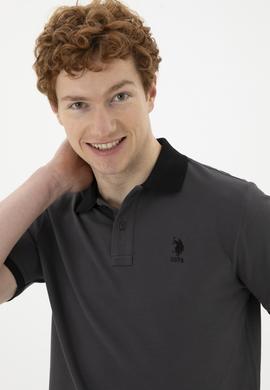 Erkek Antrasit Basic Tişört - 50284638023