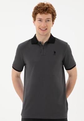 Erkek Antrasit Basic Tişört - 50284638023