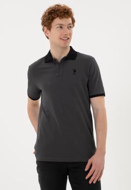 Erkek Antrasit Basic Tişört - 50284638023