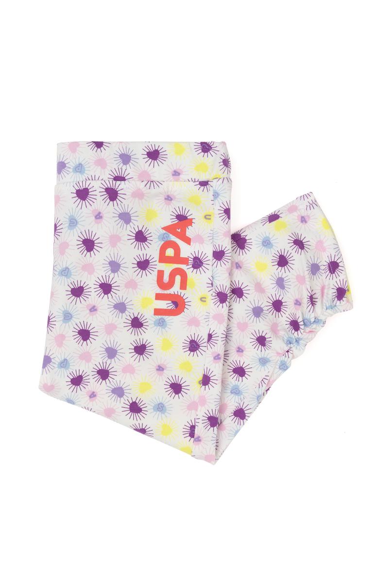 Kız Çocuk Beyaz Tayt - 50288439010