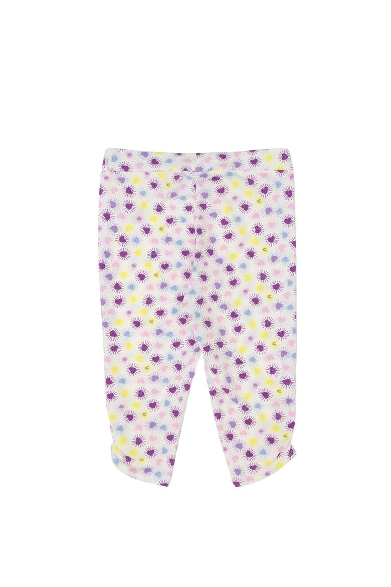 Kız Çocuk Beyaz Tayt - 50288439010