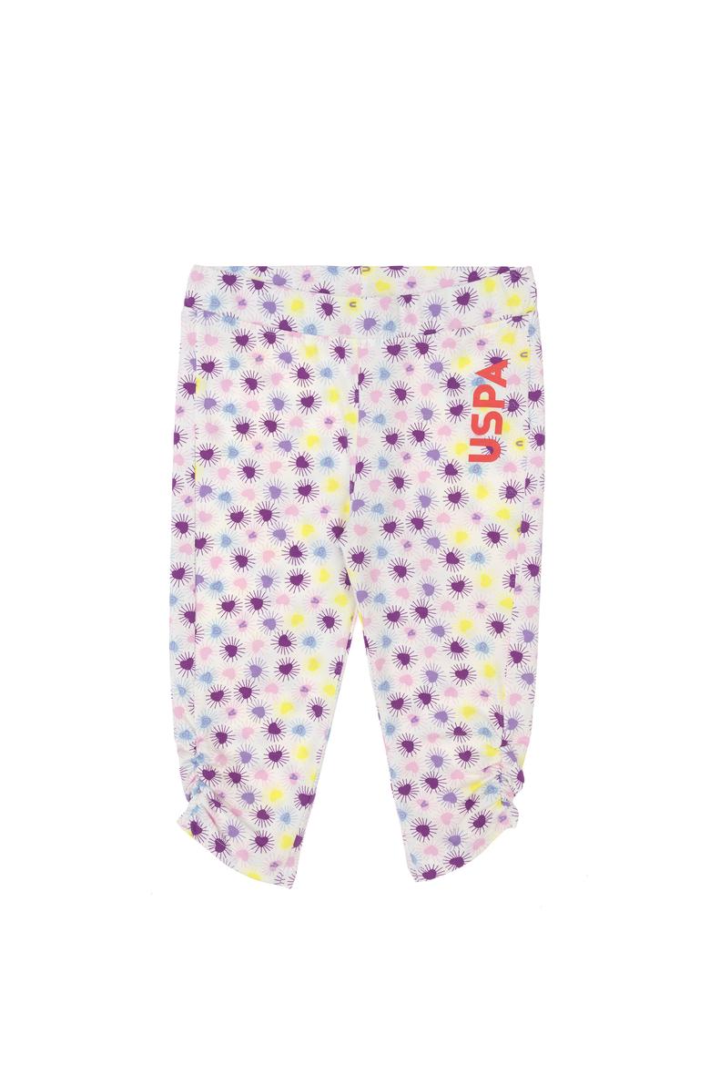 Kız Çocuk Beyaz Tayt - 50288439010