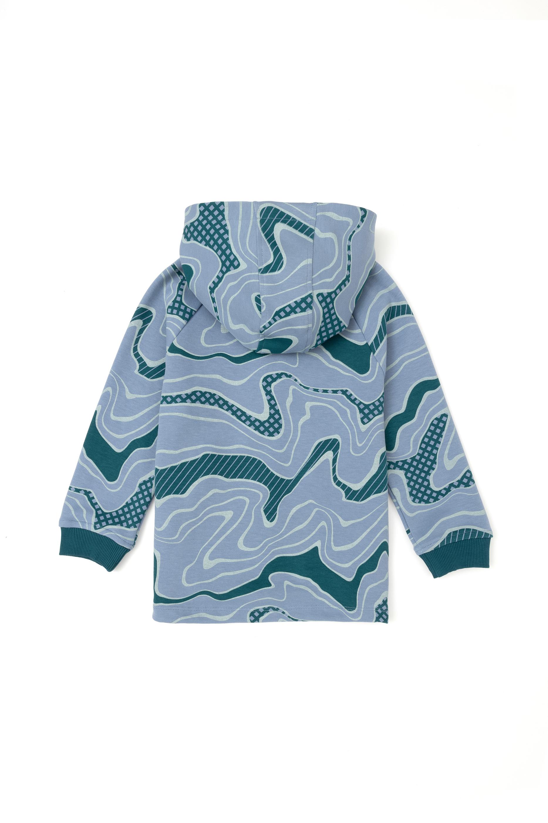 Erkek Çocuk İndigo Sweatshirt