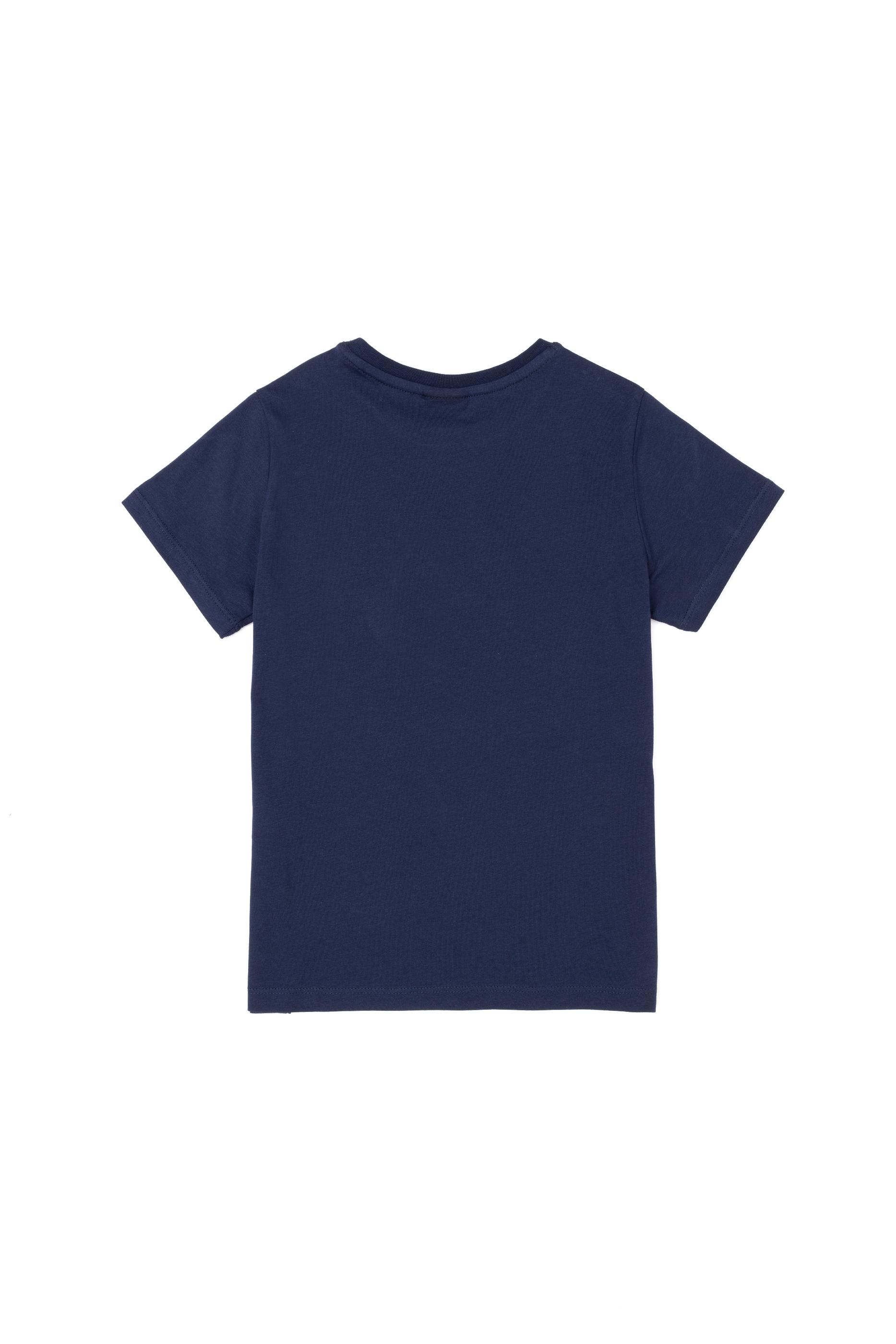 Erkek Çocuk Lacivert Bisiklet Yaka Tişört