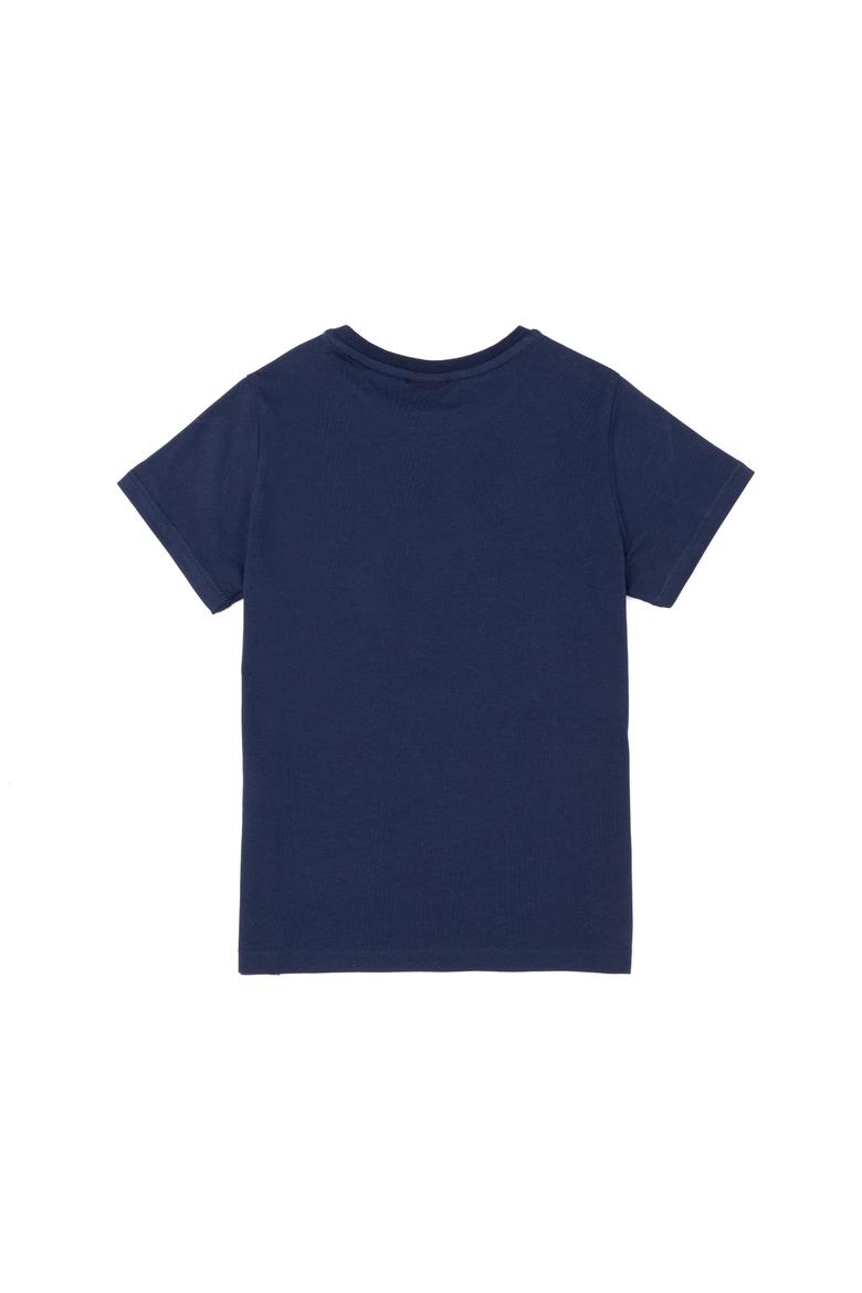 Erkek Çocuk Lacivert Bisiklet Yaka Tişört - 50281502025