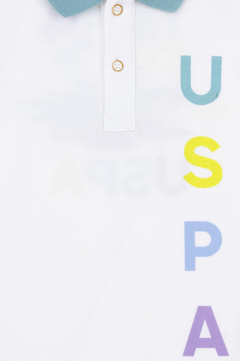 Erkek Çocuk Beyaz Polo Yaka Tişört - 50283000007