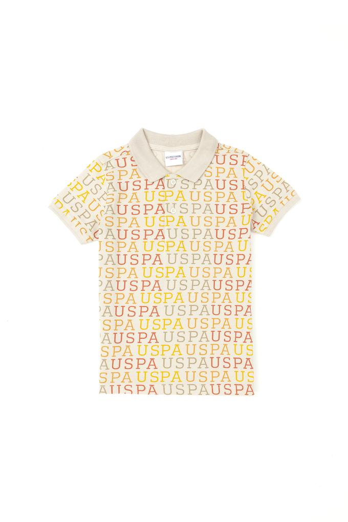 Erkek Çocuk Taş Polo Yaka Tişört