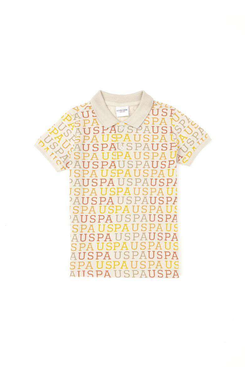 Erkek Çocuk Taş Polo Yaka Tişört