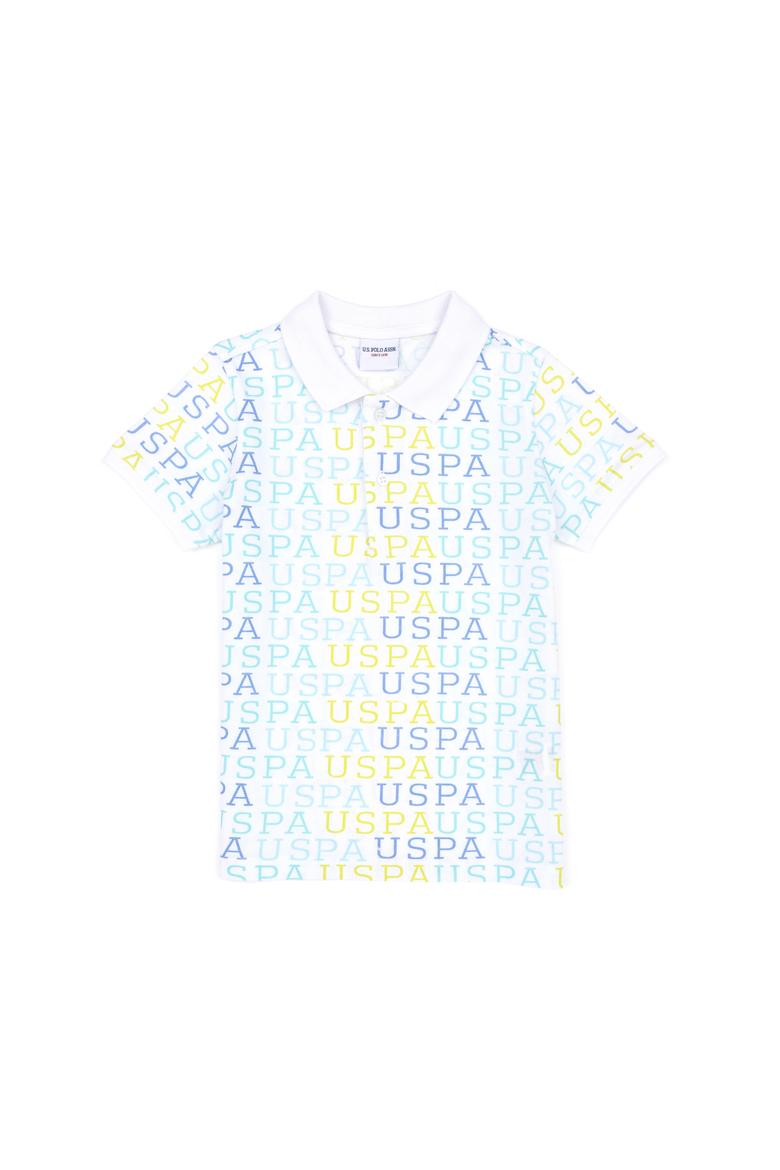 Erkek Çocuk Beyaz Polo Yaka Tişört - 50284798045