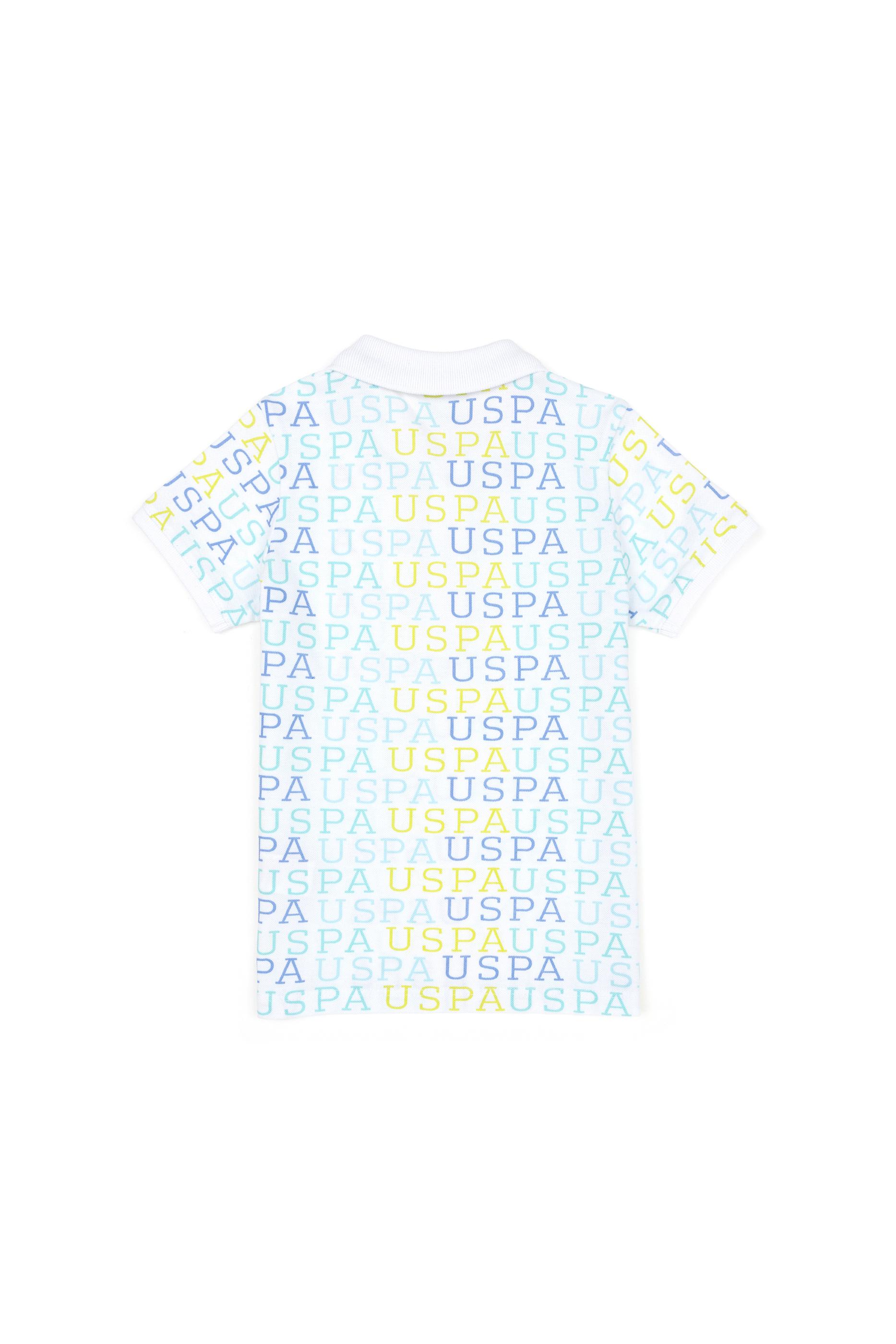 Erkek Çocuk Beyaz Polo Yaka Tişört