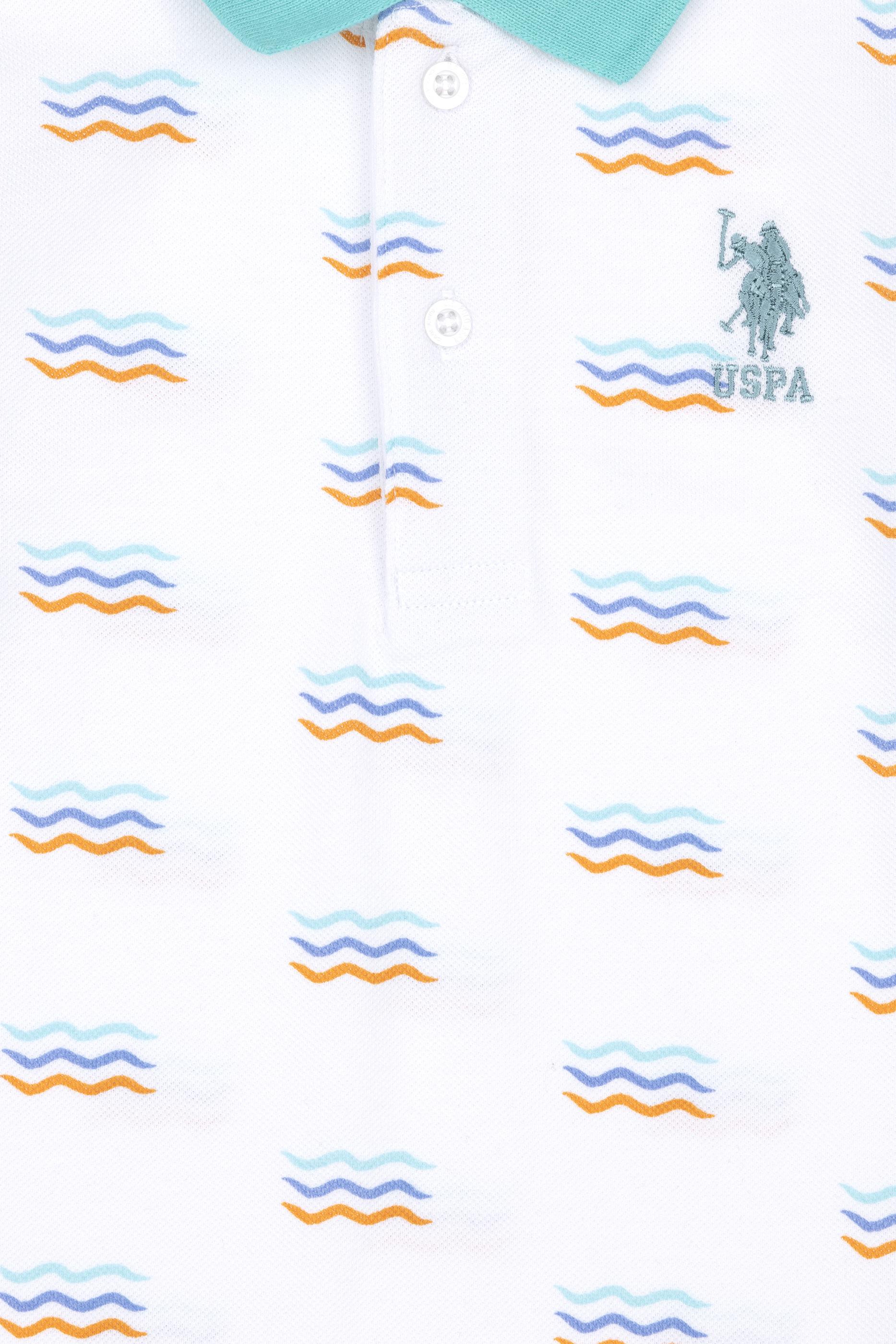 Erkek Çocuk Beyaz Polo Yaka Tişört