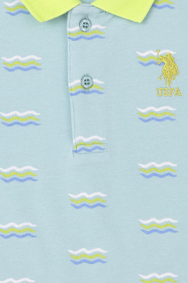 Erkek Çocuk Su Yeşili Polo Yaka Tişört