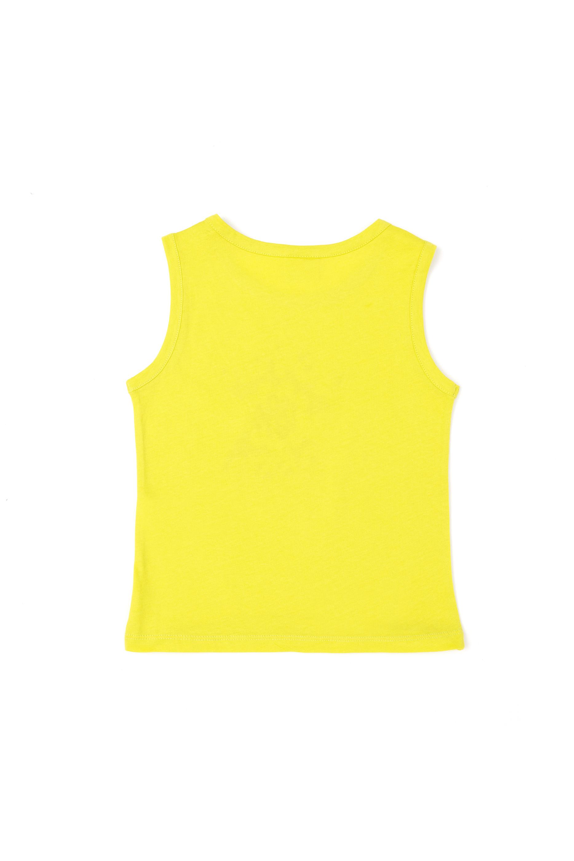 Kız Çocuk Fıstık Yeşili Bisiklet Yaka Tişört