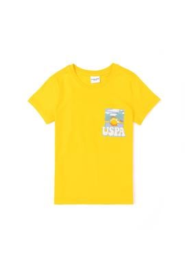 Erkek Çocuk Safran Bisiklet Yaka Tişört - 50281687033