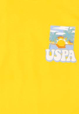 Erkek Çocuk Safran Bisiklet Yaka Tişört - 50281687033