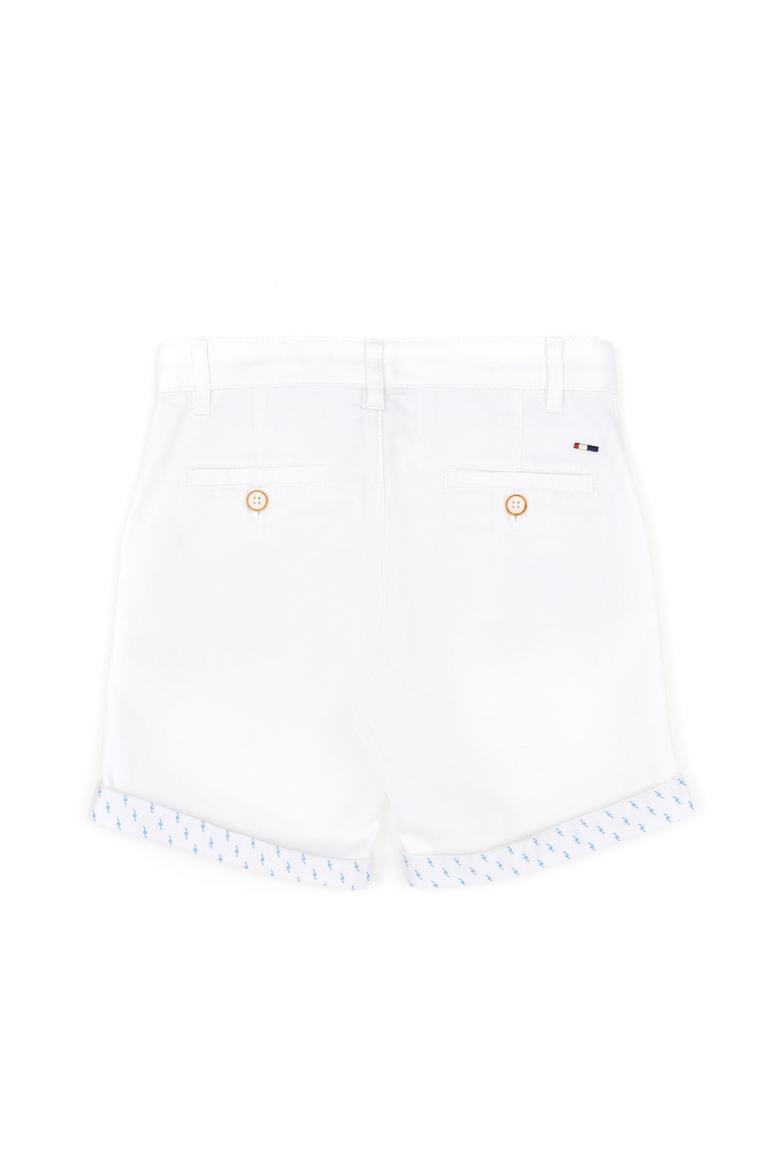 Erkek Çocuk Beyaz Dokuma Şort - 50282972005