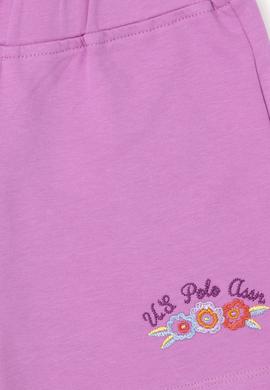 Kız Çocuk Menekşe Örme Şort - 50283377024