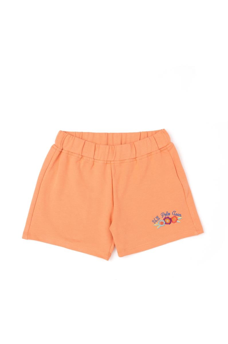 Kız Çocuk Somon Örme Şort