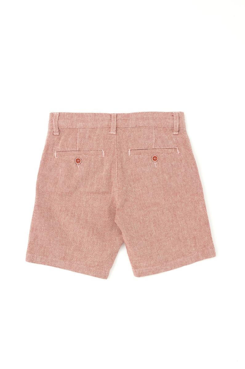 Erkek Çocuk Pudra Dokuma Şort