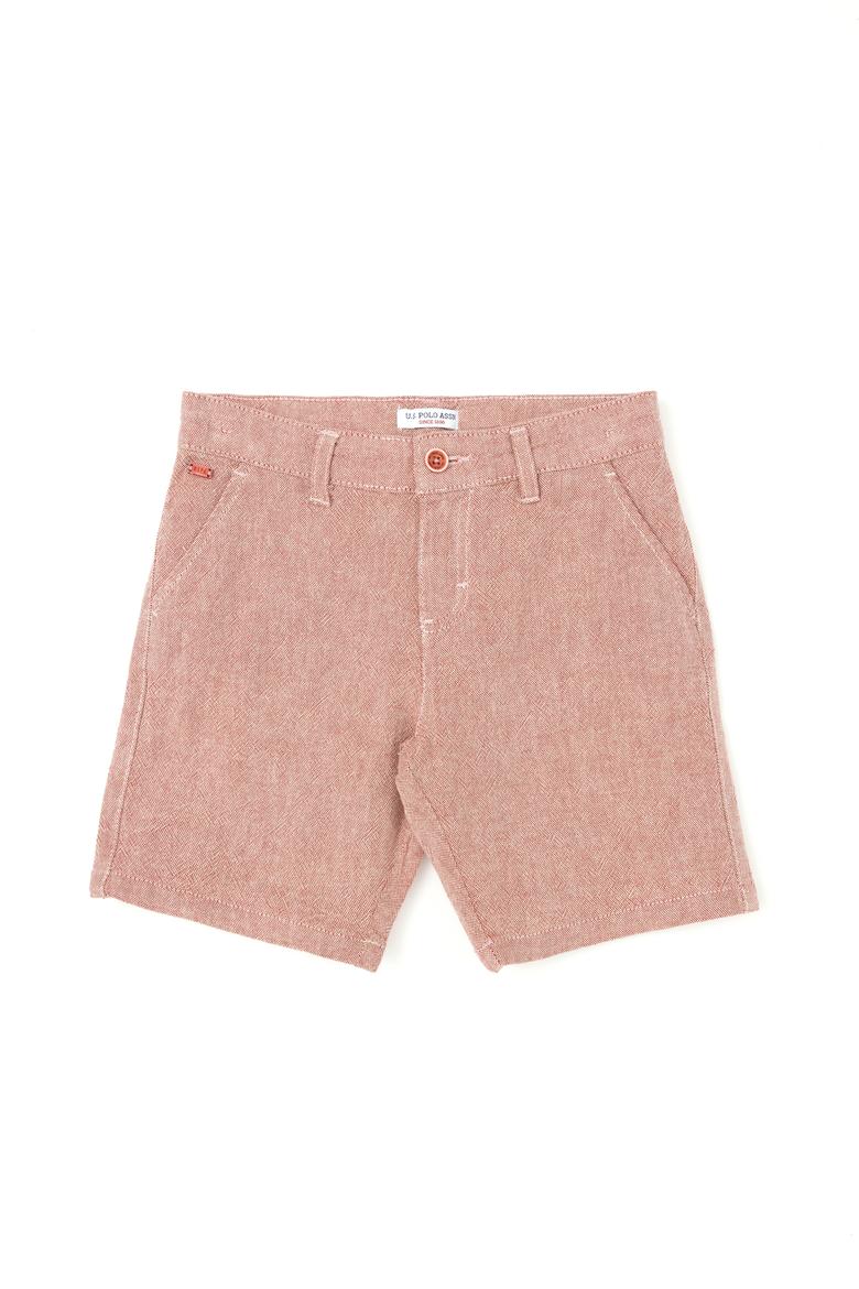 Erkek Çocuk Pudra Dokuma Şort