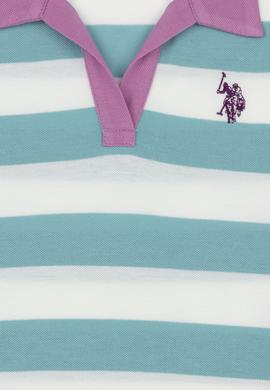 Kız Çocuk Mint Polo Yaka Tişört - 50288434012