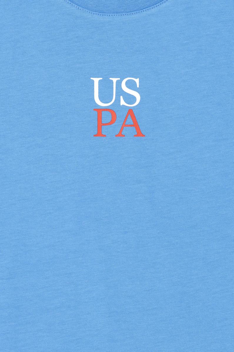 Erkek Çocuk Saks Oversize Bisiklet Yaka Tişört