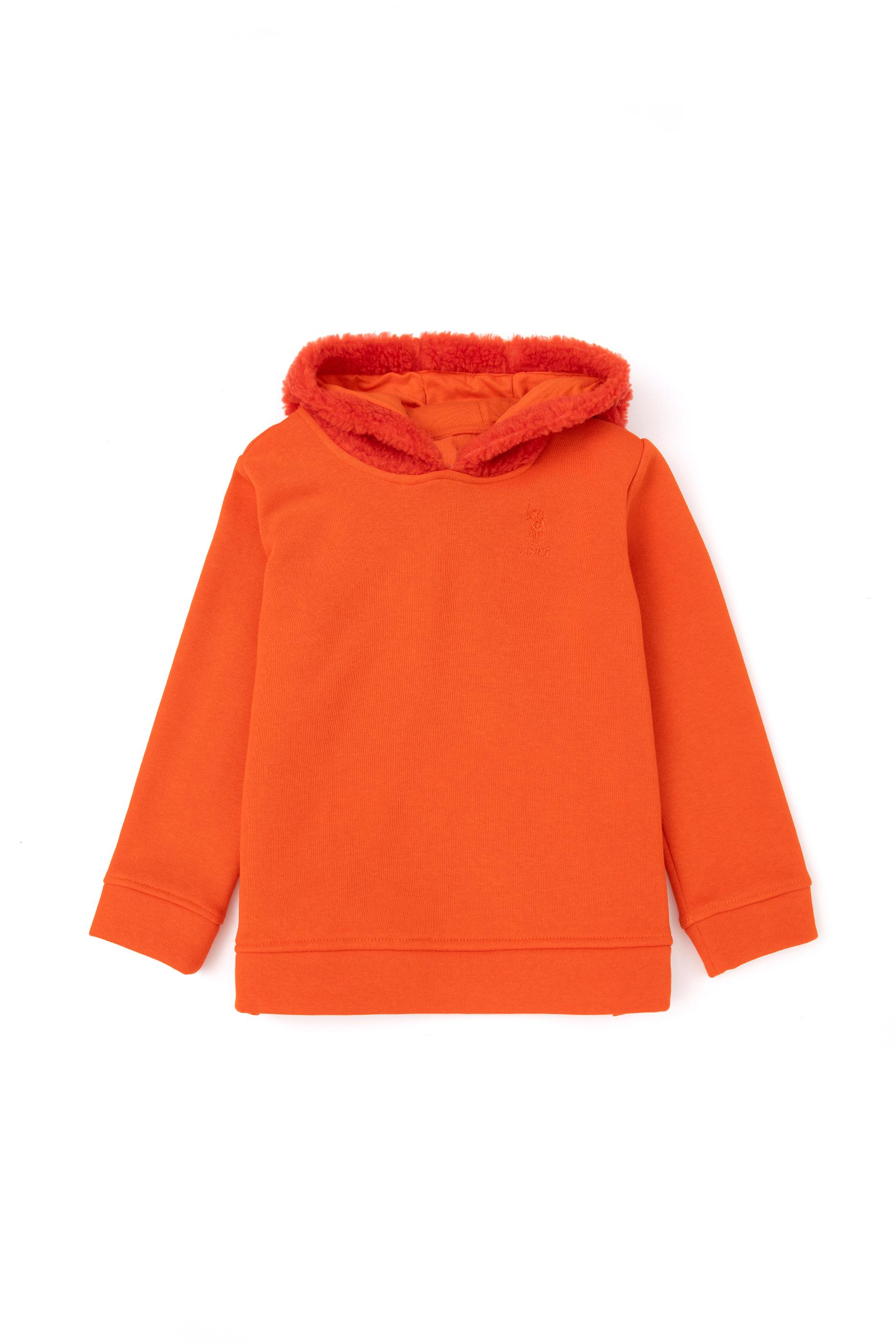 Kız Çocuk Turuncu Sweatshirt