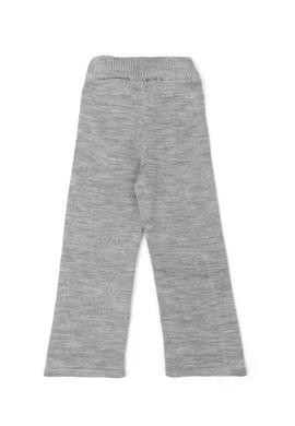 Kız Çocuk Gri Melanj Triko Pantolon - 50277091005