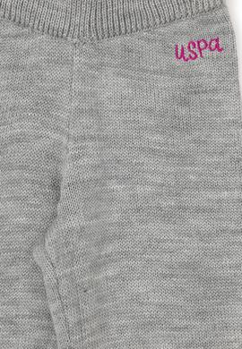 Kız Çocuk Gri Melanj Triko Pantolon - 50277091005