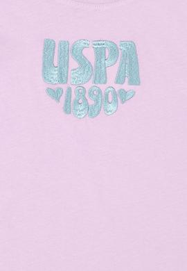 Kız Çocuk Pembe Bisiklet Yaka Tişört - 50288438018