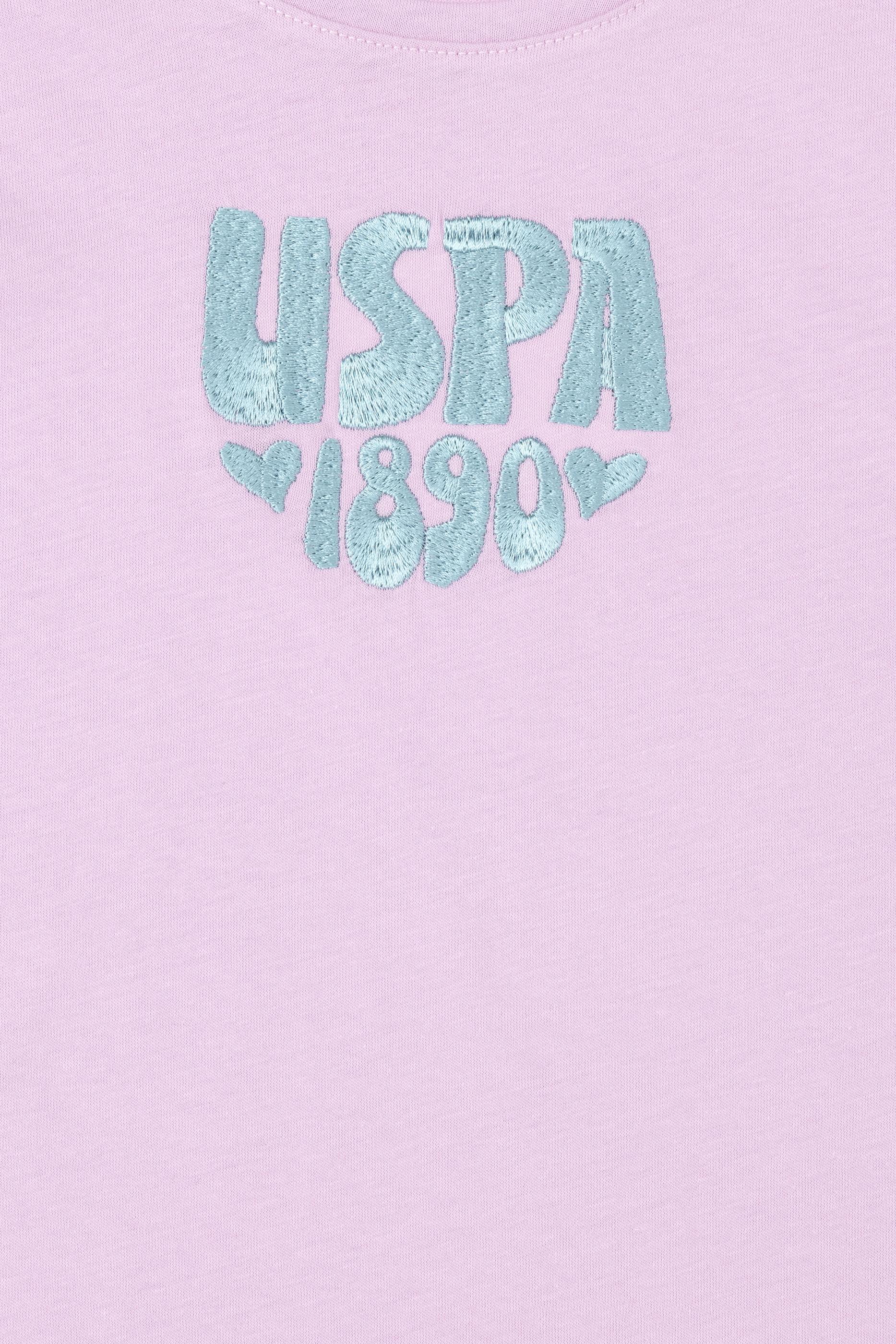 Kız Çocuk Pembe Bisiklet Yaka Tişört