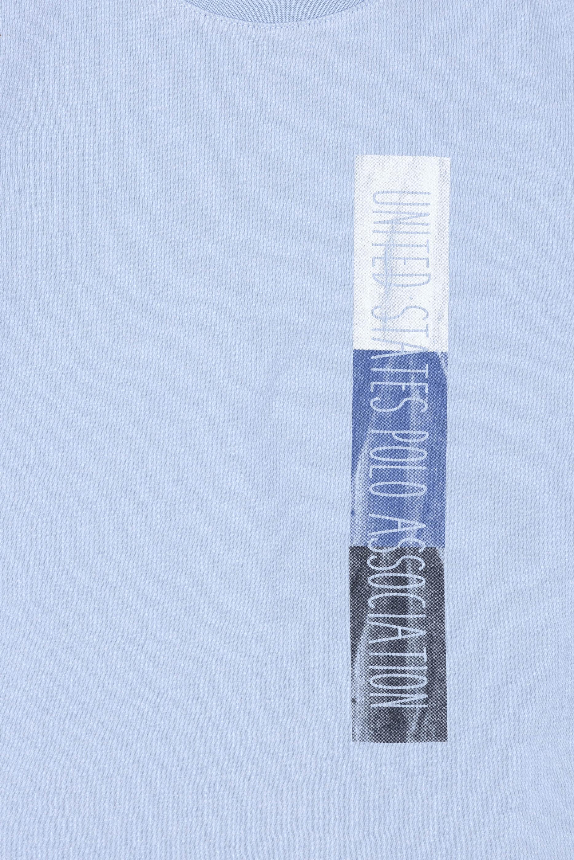 Erkek Çocuk Açık Mavi Bisiklet Yaka Tişört