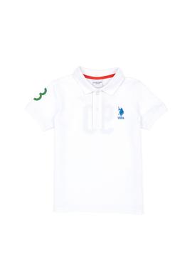 Erkek Çocuk Beyaz Polo Yaka Tişört - 50288121042