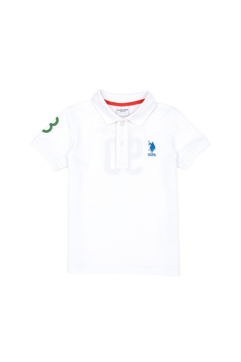 Erkek Çocuk Beyaz Polo Yaka Tişört - 50288121042