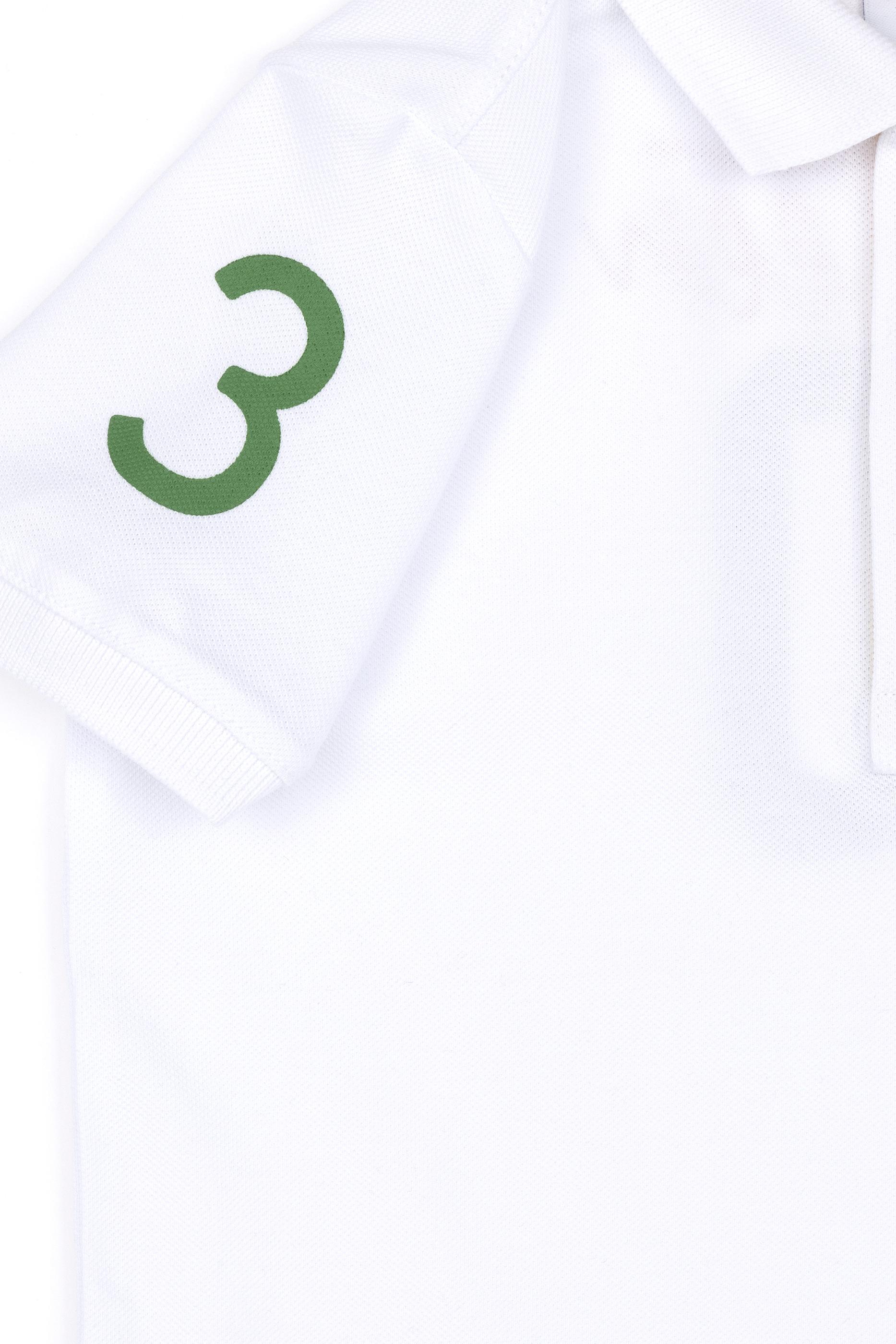 Erkek Çocuk Beyaz Polo Yaka Tişört