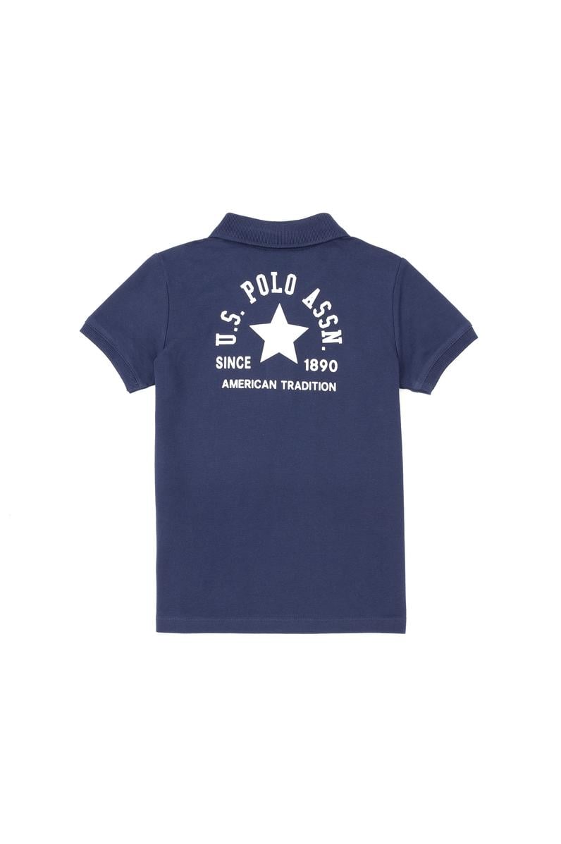 Erkek Çocuk Lacivert Polo Yaka Tişört