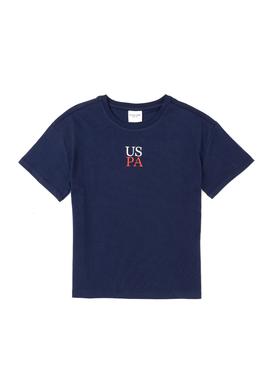 Erkek Çocuk Lacivert Oversize Bisiklet Yaka Tişört - 50289202094