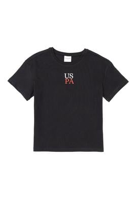 Erkek Çocuk Siyah Oversize Bisiklet Yaka Tişört - 50289202114