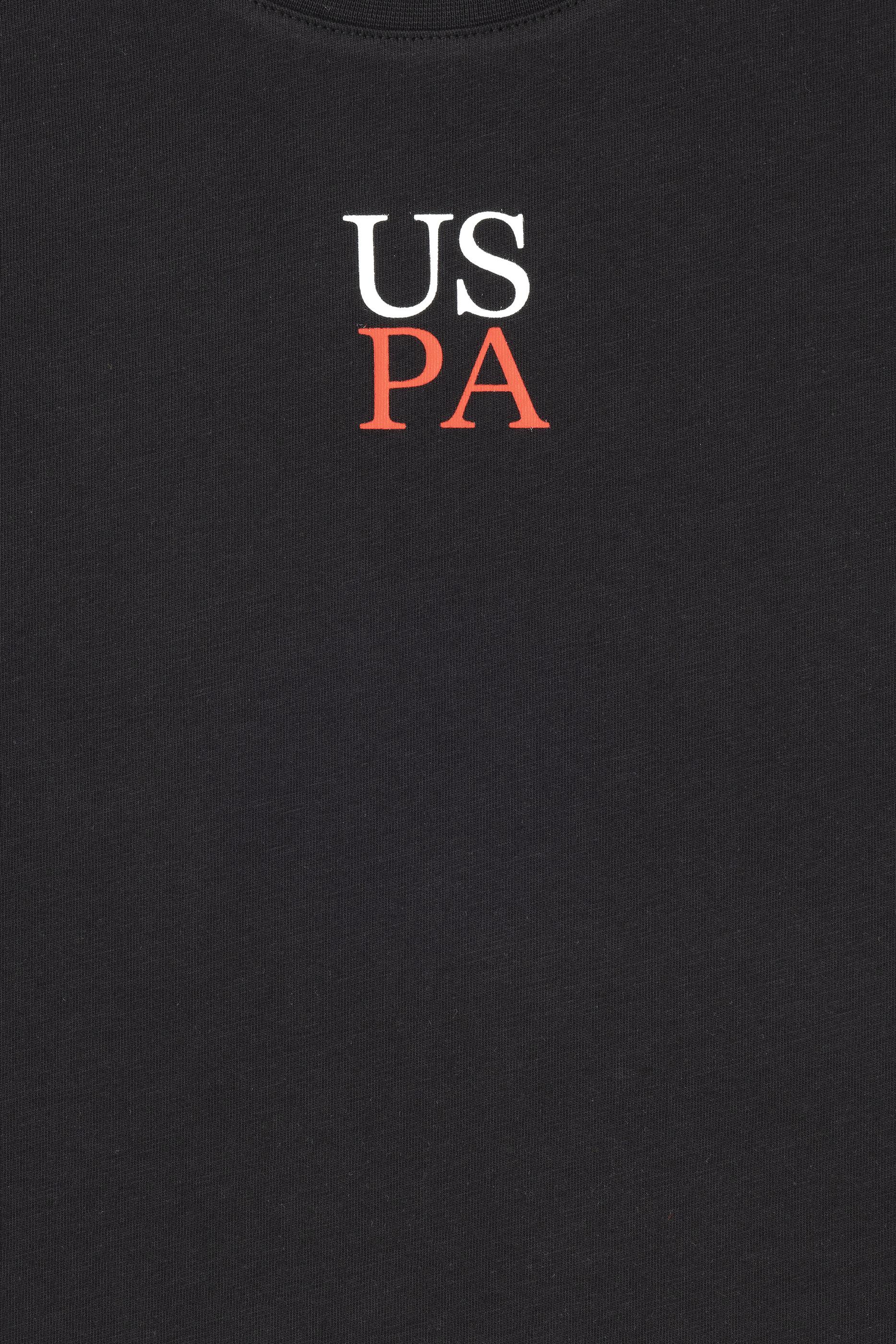 Erkek Çocuk Siyah Oversize Bisiklet Yaka Tişört