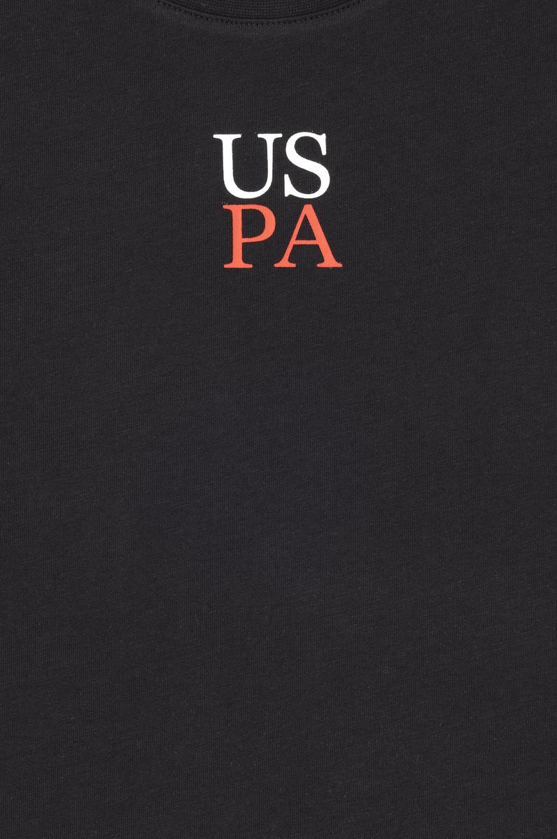 Erkek Çocuk Siyah Oversize Bisiklet Yaka Tişört