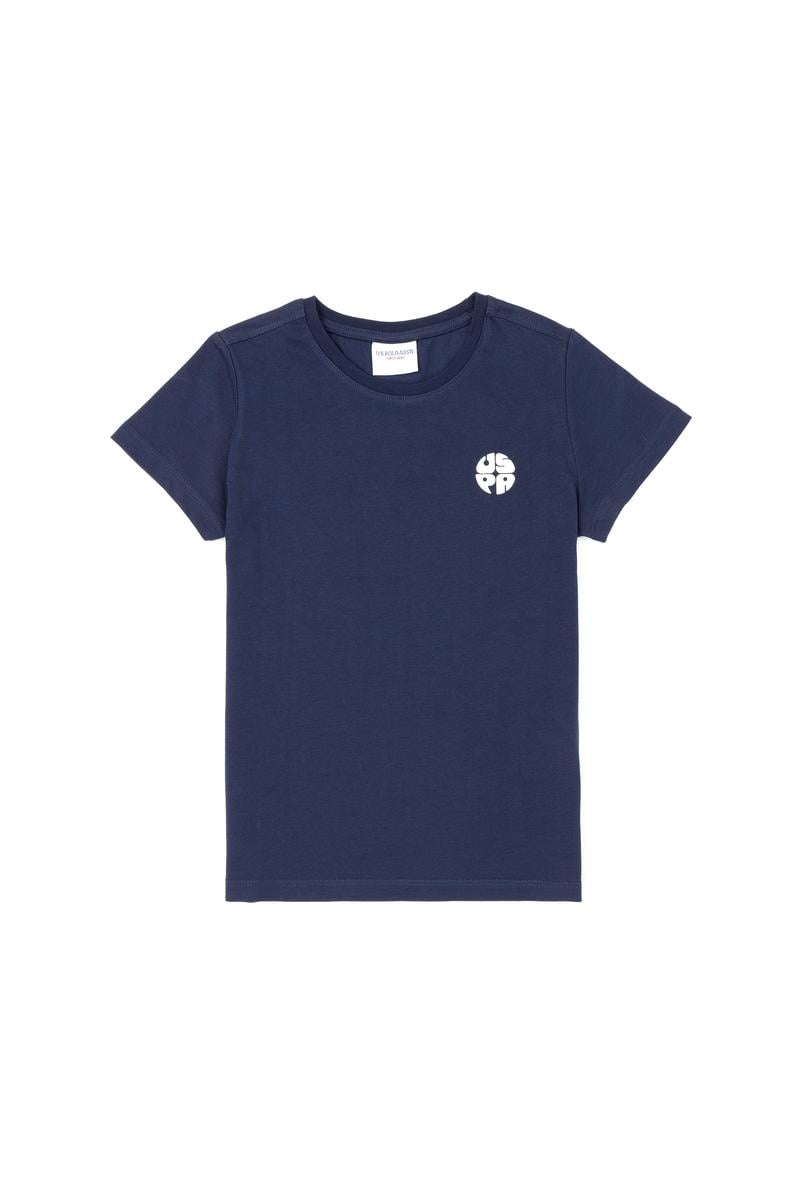 Erkek Çocuk Lacivert Bisiklet Yaka Tişört