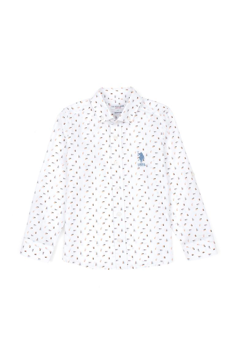 Erkek Çocuk Turuncu Uzun Kollu Gömlek - 50288712002